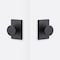 Sure-Loc Hardware Sure-Loc Hardware Wasatch Handleset Dummy Trim, Sandstone lever, Vintage Bronze Left Hand WS500-SS 11P LH - alternate 3